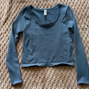 90 Degree By Reflex Slate Long Sleeve Top